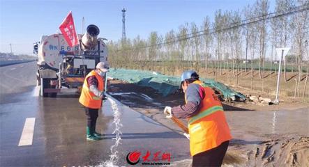 宁津公路分中心积极开展雨后公路养护工作