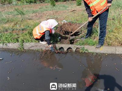 庆云公路分中心开展雨后安全隐患排查工作